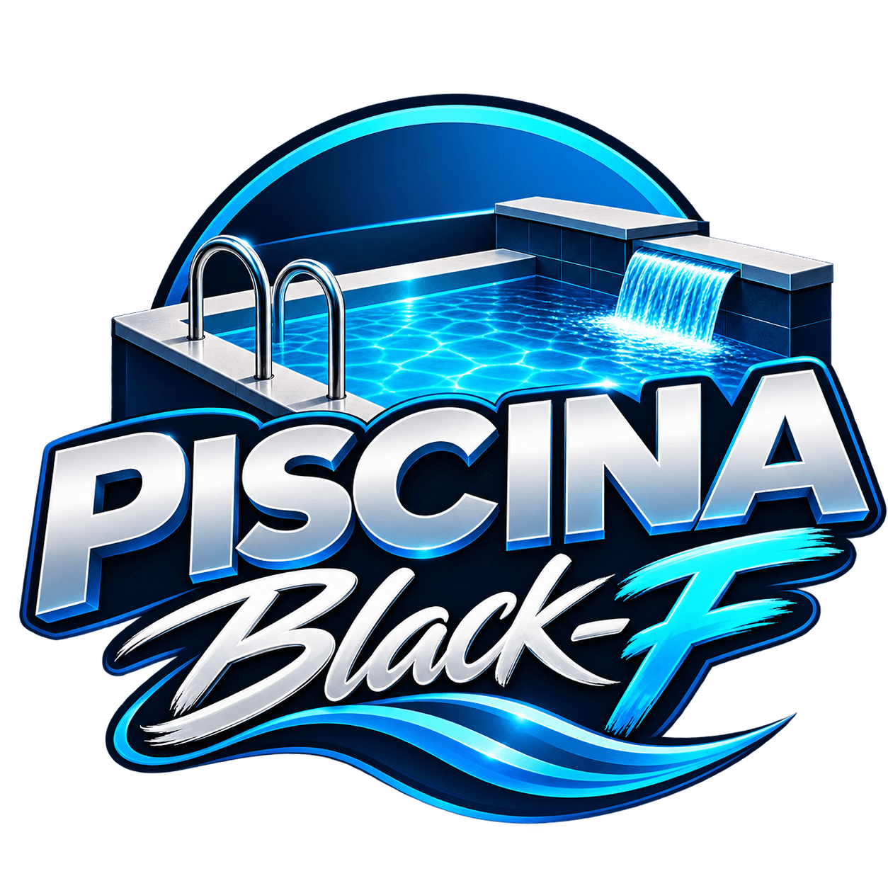 Logo Piscina Black-F